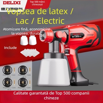 Pistol electric de pulverizare cu atomizare înaltă — portabil pentru vopsele latex, lemn și mobilier