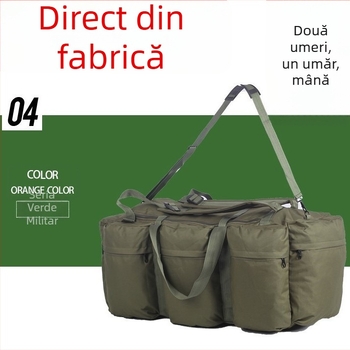 Rucsac de călătorie pentru bărbați, impermeabil și rezistent la uzură, material Oxford, stil camuflaj outdoor, Primăvara 2024