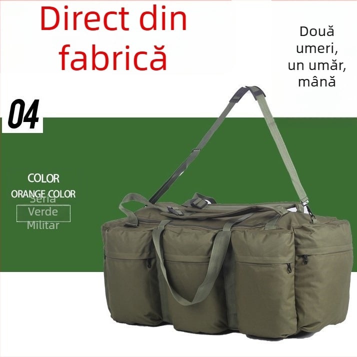 Rucsac de călătorie pentru bărbați, impermeabil și rezistent la uzură, material Oxford, stil camuflaj outdoor, Primăvara 2024