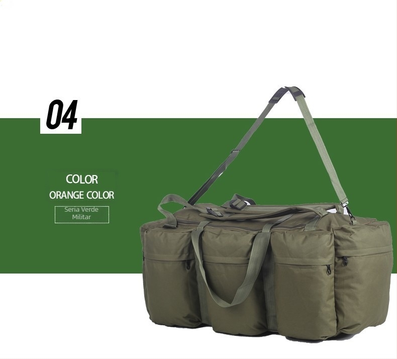 Rucsac de călătorie pentru bărbați, impermeabil și rezistent la uzură, material Oxford, stil camuflaj outdoor, Primăvara 2024