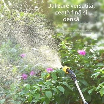Pistol electric de stropit pentru grădină, cu baterie de litiu – udare automată