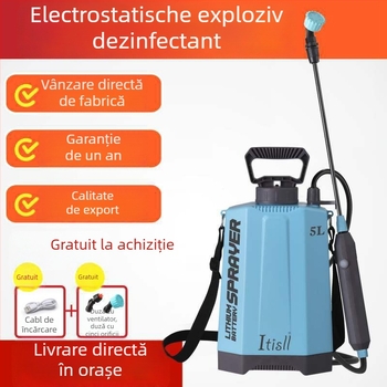 Pulverizator electric pentru udare, portabil, manevrabil, presiune înaltă, din plastic, etichetă privată licențiată