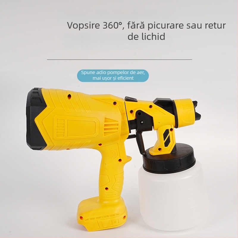 Pistol portabil electric pentru vopsire, fără fir, alimentat cu baterie litiu, multifuncțional — seria Yu Chen pistol de vopsire cu baterie litiu, origine Jiangsu