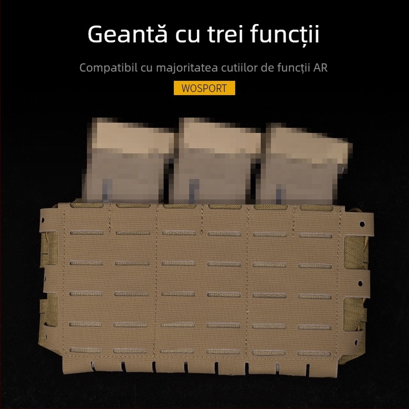 Geantă Wosport Arc V3 cu sistem MOLLE, nailon mat, unisex, capacitate extinsă
