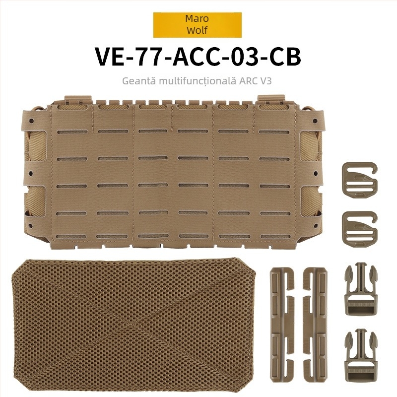 Geantă Wosport Arc V3 cu sistem MOLLE, nailon mat, unisex, capacitate extinsă