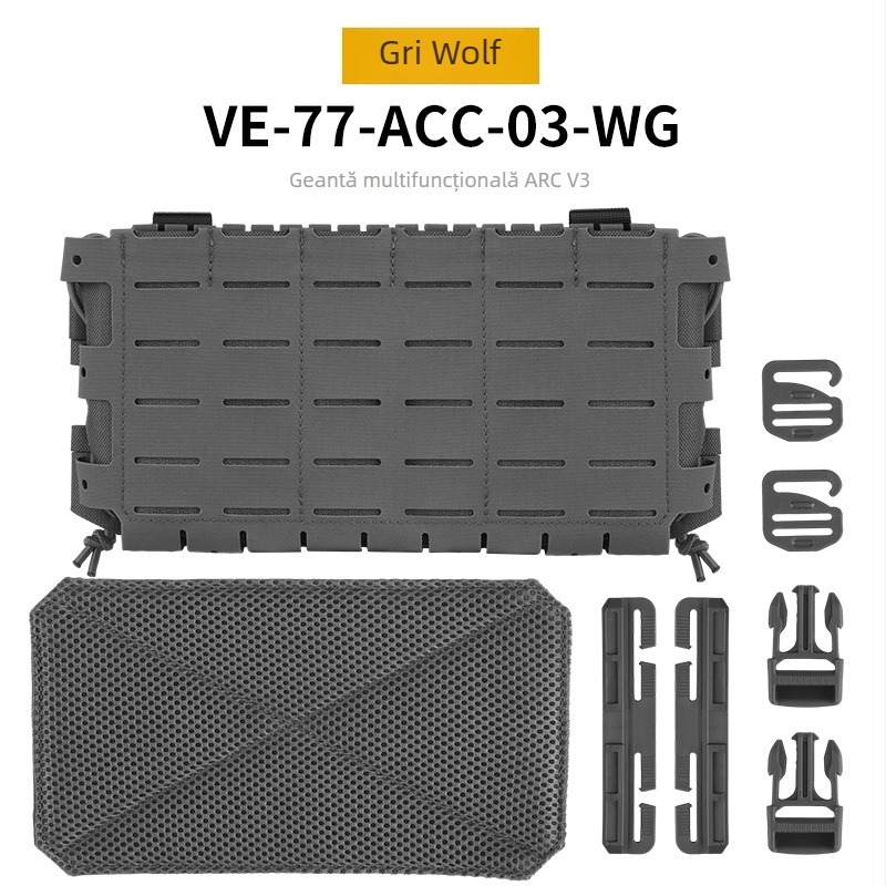 Geantă Wosport Arc V3 cu sistem MOLLE, nailon mat, unisex, capacitate extinsă