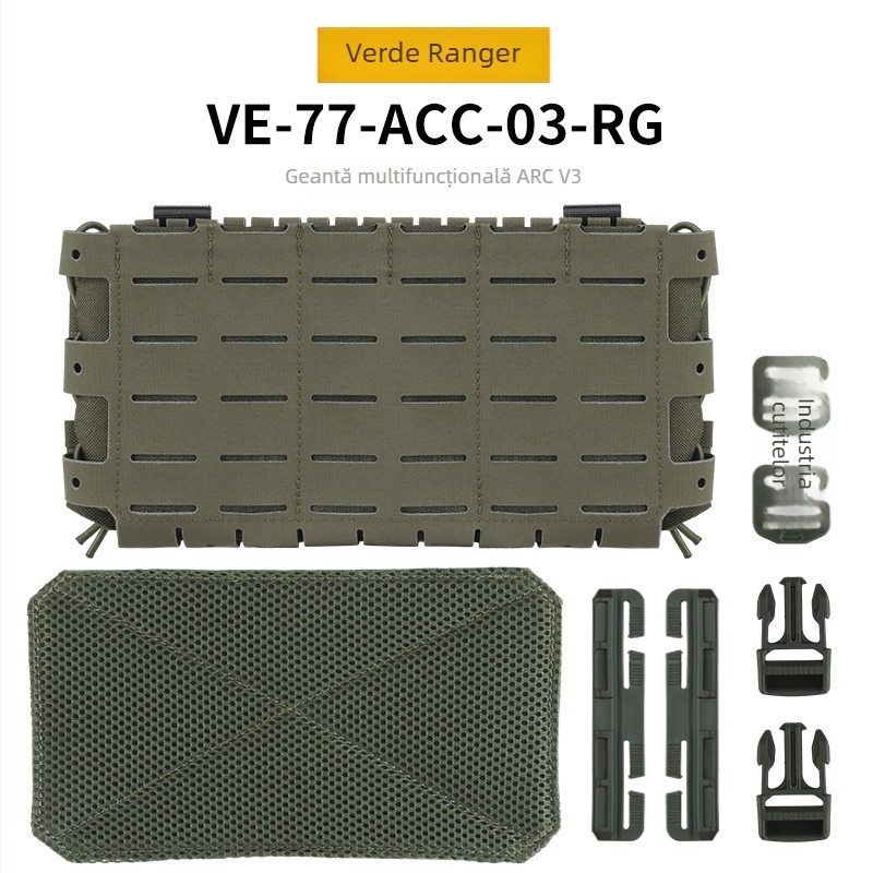 Geantă Wosport Arc V3 cu sistem MOLLE, nailon mat, unisex, capacitate extinsă