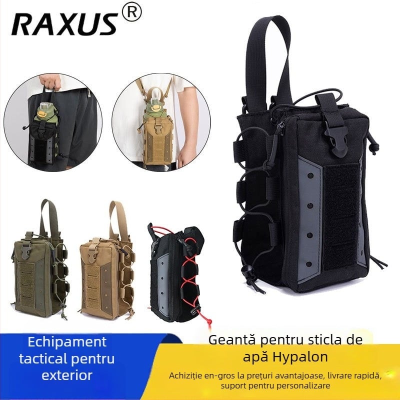 Geantă MOLLE pentru sticla de apă – nailon, extensibilă, geantă de talie pentru drumeții