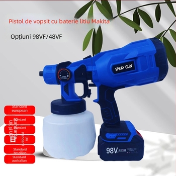 Pistol de pulverizare electric fără fir, reîncărcabil, portabil, pentru dezinfectare în gospodărie (RT33)