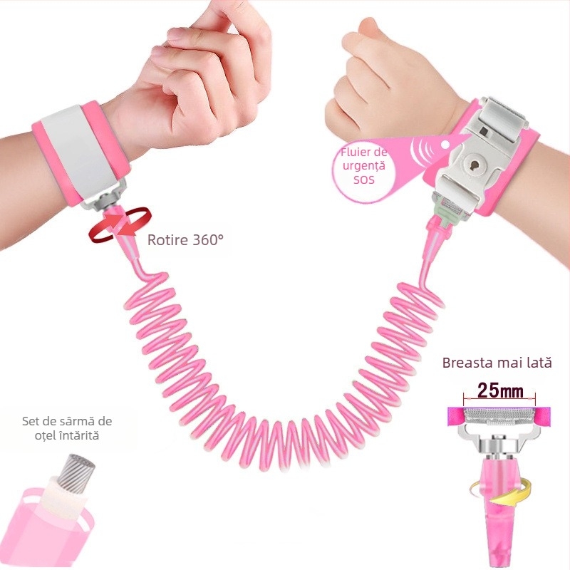 Brățară de siguranță pentru copii, șnur antipierdere pentru plimbări, Brand: Unique, Material: Other, Import: Nu, Vârstă: Altă