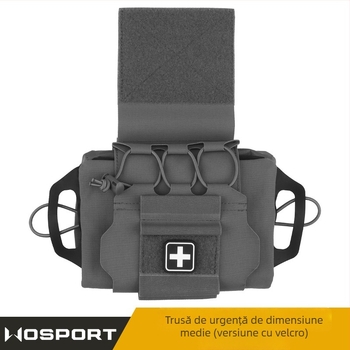 Wosport vestă tactică unisex din nailon mat – capacitate extensibilă, geantă militară camuflaj exterior, Iarna 2023