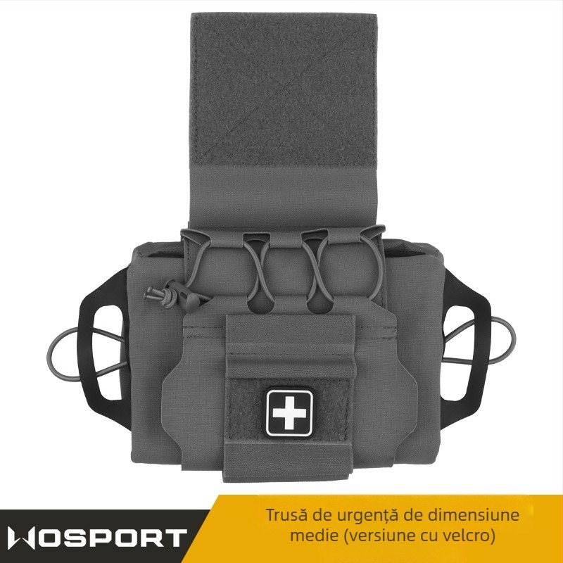 Wosport vestă tactică unisex din nailon mat – capacitate extensibilă, geantă militară camuflaj exterior, Iarna 2023