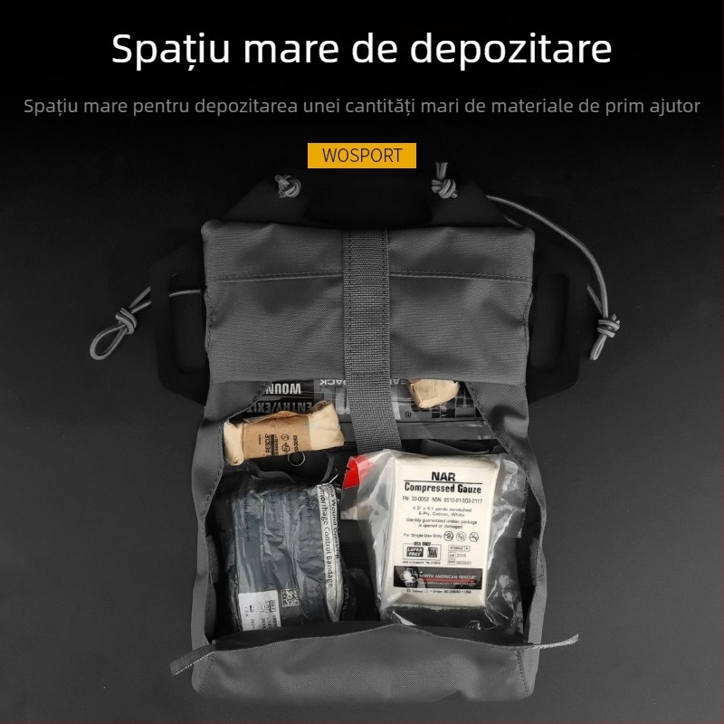 Wosport vestă tactică unisex din nailon mat – capacitate extensibilă, geantă militară camuflaj exterior, Iarna 2023