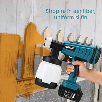 Aotuo pistolă de pulverizare brushless, cu tensiune înaltă, pentru vopsire casnică lavabilă