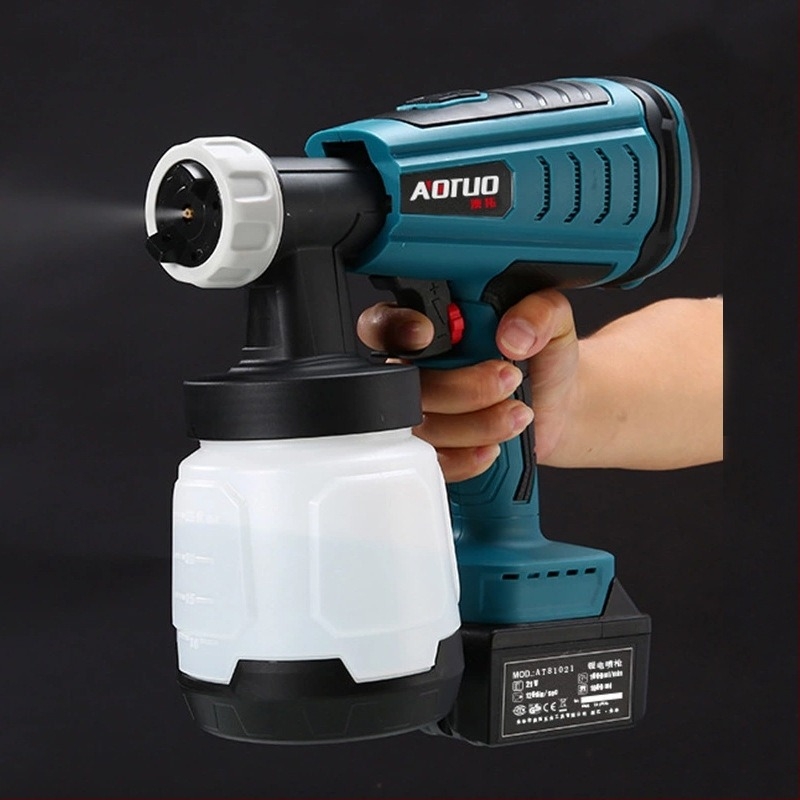 Aotuo pistolă de pulverizare brushless, cu tensiune înaltă, pentru vopsire casnică lavabilă