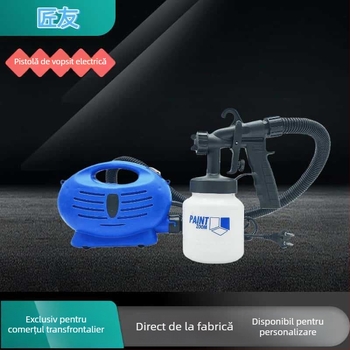 Pistol de pulverizat electric | Craftsman friend | Alimentare la priză, 220V | Potrivit pentru lemn, metal și pereți | Pentru vopsire, dezinfectare și eliminarea formaldehidei | Model Q1p jy01 380