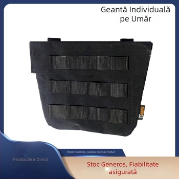 Rucsac sport cu panou MOLLE frontal, construcție din nylon, model TC0182, rezistent la uzură, cu compartimente de depozitare.