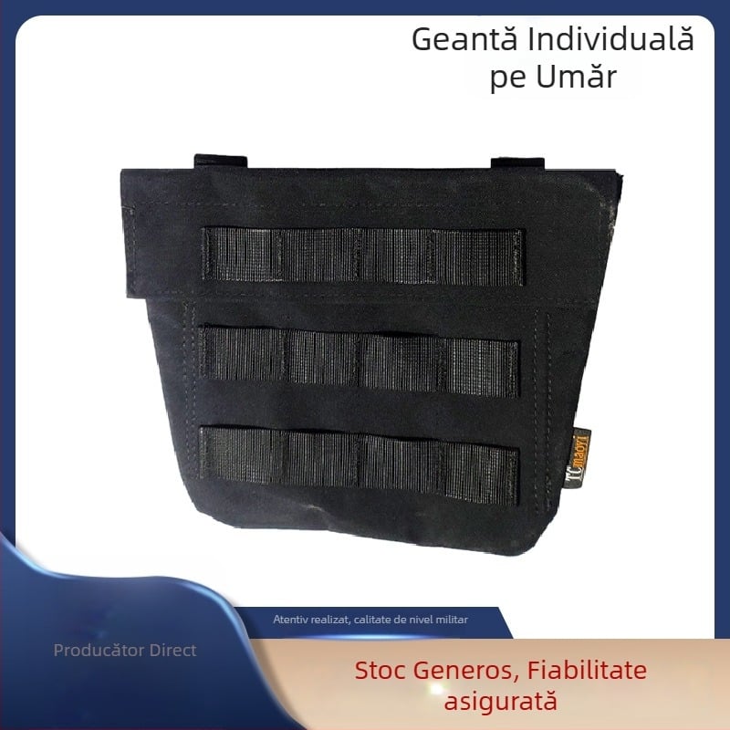 Rucsac sport cu panou MOLLE frontal, construcție din nylon, model TC0182, rezistent la uzură, cu compartimente de depozitare.