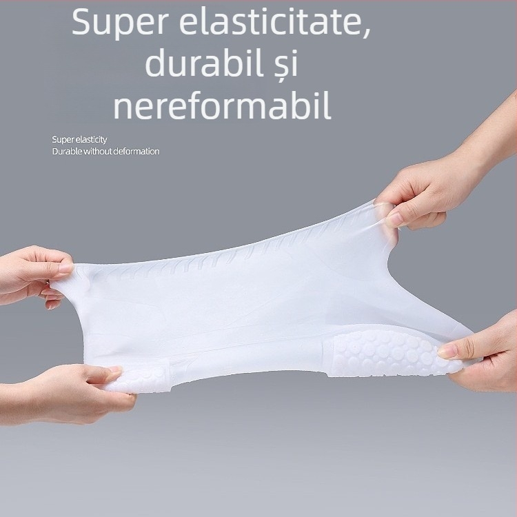 Acoperitoare de încălțăminte pentru ploaie, antiderapante, impermeabile, groase și rezistente la uzură, din TPE, unisex