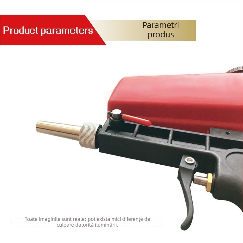 Pistol pneumatic de sablat portabil, corp din aliaj plastic
