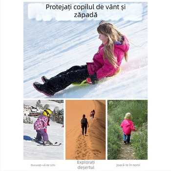 Protecții pentru picioare pentru copii, iarnă în zăpadă și drumeții în aer liber, protecție împotriva zăpezii și nisipului, Material: Lemn; Stil: relaxare zilnică; Sezon: Primăvara