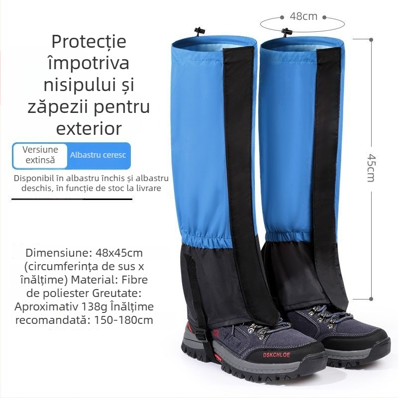 Protecții pentru picioare pentru copii, iarnă în zăpadă și drumeții în aer liber, protecție împotriva zăpezii și nisipului, Material: Lemn; Stil: relaxare zilnică; Sezon: Primăvara