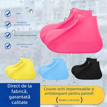 Huse din Silicon pentru Încălțăminte – Impermeabile, Antiderapante, Rezistente la Uzură, Cu Logo Hua Hong, Personalizabile