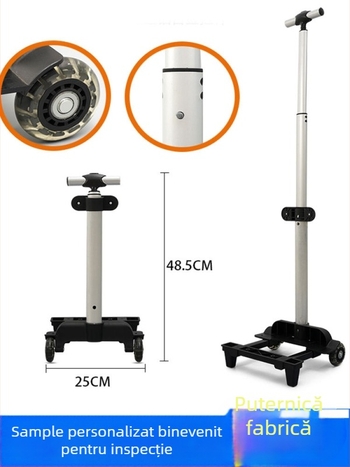 Cadru metalic pentru bagaje școlare cu troliu — model 525, rezistent la uzură, accesorii bagaje, fără mărci private licențiate