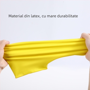 Protecție de încălțăminte din latex, impermeabilă, antiderapantă, îngroșată și rezistentă la uzură pentru exterior