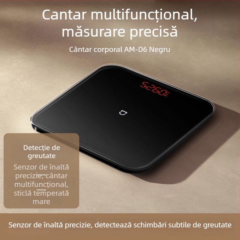 Benbo cântar pentru grăsime corporală — cântar digital inteligent, precis, pentru uz casnic, model 2026