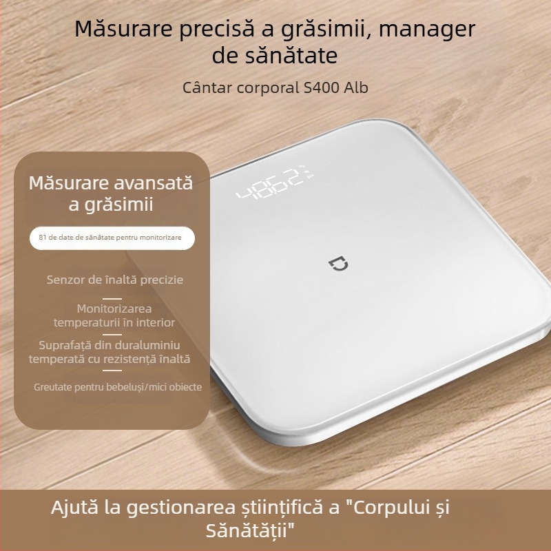 Benbo cântar pentru grăsime corporală — cântar digital inteligent, precis, pentru uz casnic, model 2026