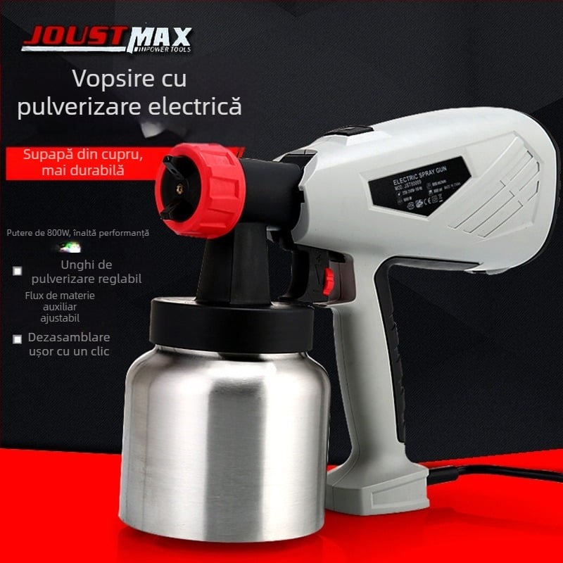 Pistol de pulverizare electric cu sistem detașabil de înaltă presiune pentru renovări casnice – Joust max