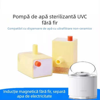 Catlink Dispenser de apă cu ultrafiltrare pentru pisici și animale de companie, purificator de apă universal cu pompă fără fir UVC – accesorii motor