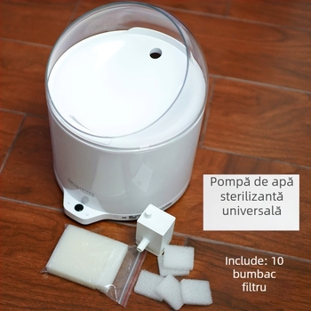 Catlink Dispenser de apă cu ultrafiltrare pentru pisici și animale de companie, purificator de apă universal cu pompă fără fir UVC – accesorii motor