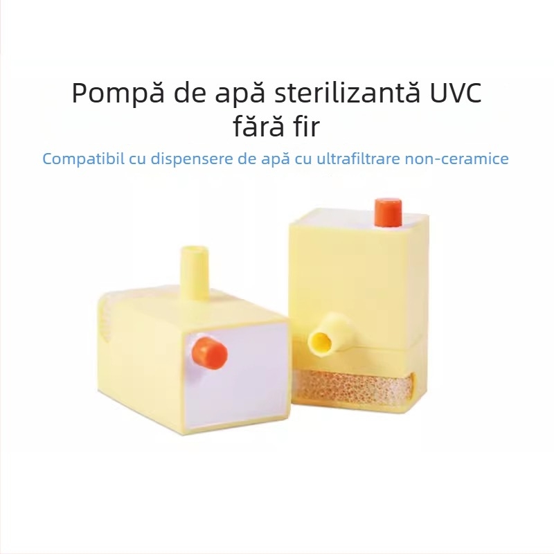 Catlink Dispenser de apă cu ultrafiltrare pentru pisici și animale de companie, purificator de apă universal cu pompă fără fir UVC – accesorii motor