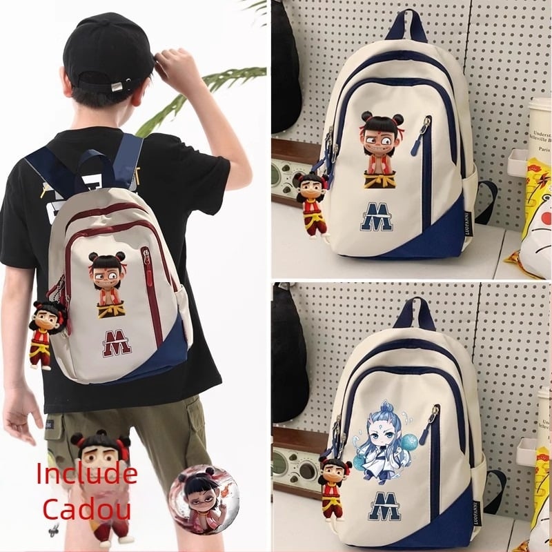 Rucsac pentru copii pentru școală – respirabil, impermeabil, ultraușor, material Oxford, anime & desene animate