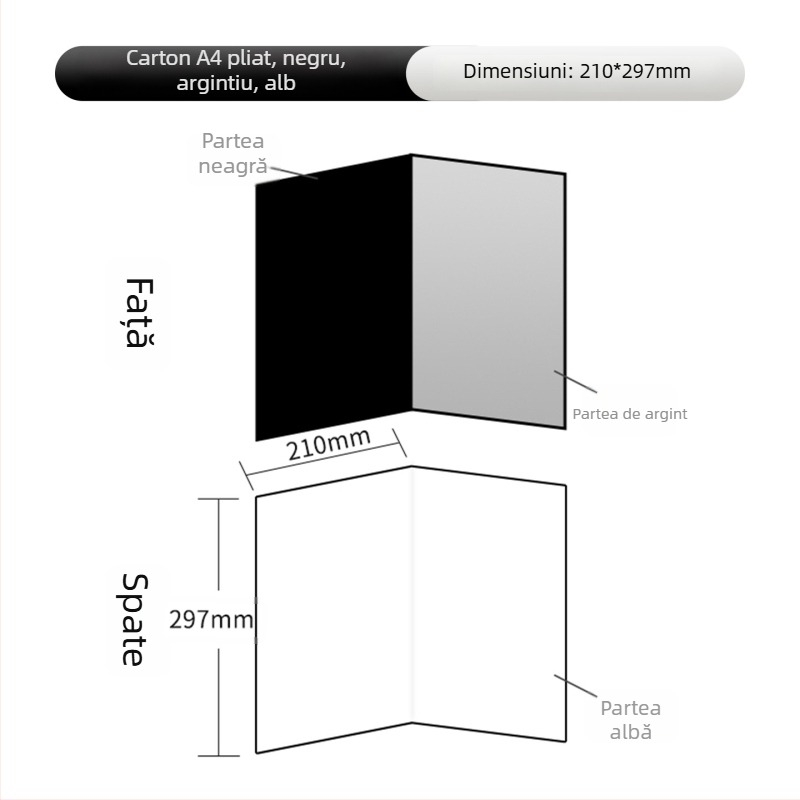 minofoto Echipament de reflexie pentru fotografie — placă de iluminare de completare, sarcină 2–5 kg, material: Altul