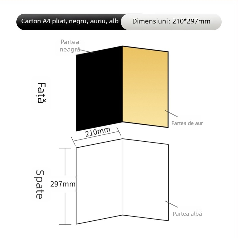 minofoto Echipament de reflexie pentru fotografie — placă de iluminare de completare, sarcină 2–5 kg, material: Altul