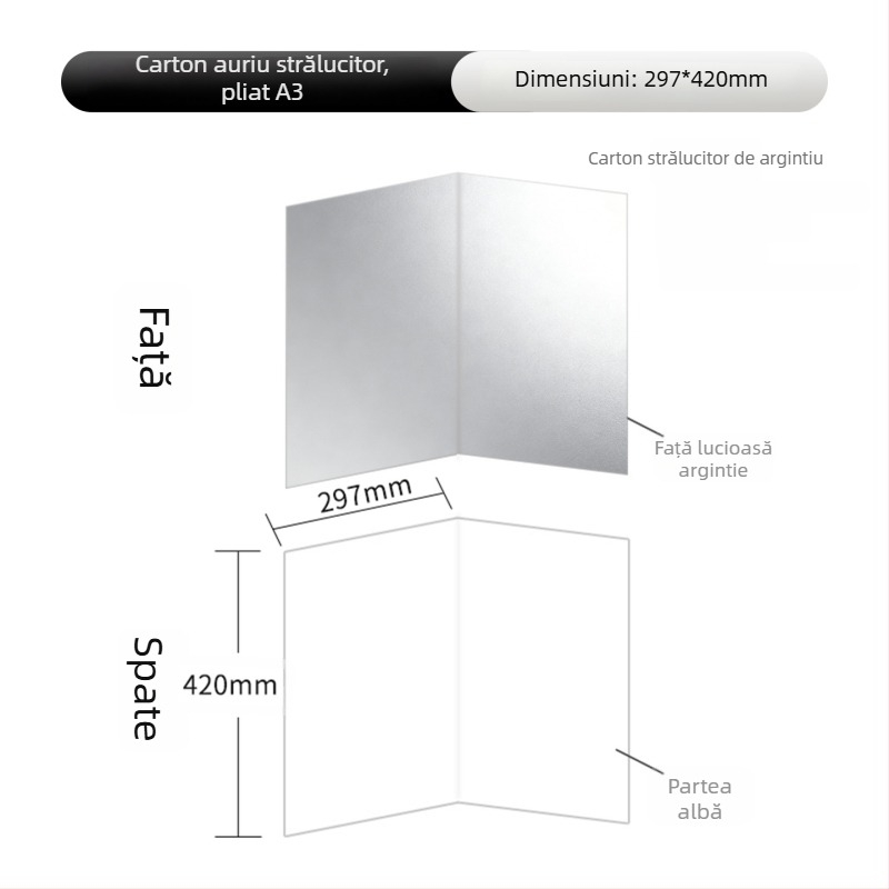minofoto Echipament de reflexie pentru fotografie — placă de iluminare de completare, sarcină 2–5 kg, material: Altul