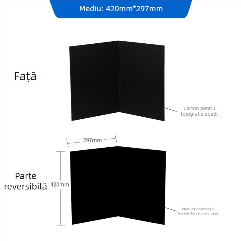 minofoto Echipament de reflexie pentru fotografie — placă de iluminare de completare, sarcină 2–5 kg, material: Altul