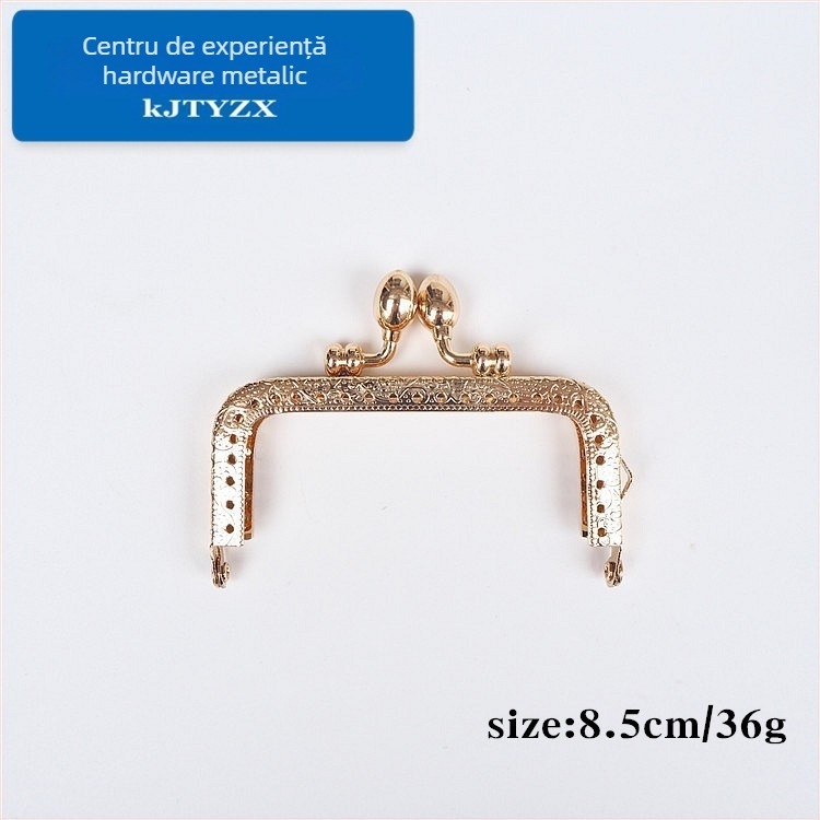 Koujin WJ Ramă de geantă pătrată, relief gravat - Fier, Accesorii pentru bagaje