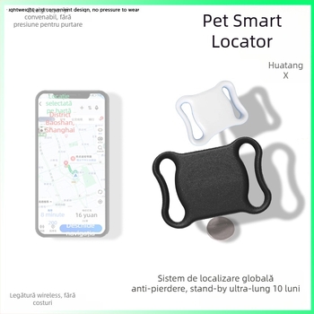 Curea de localizare pentru animale de companie - Model F2, Bluetooth 5.0, Baterie 240, Greutate 9,7 g, Compatibil cu Android și iOS