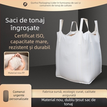Geantă container pătrată, material PP, volum 1–2 tone, personalizabilă, rezistență la abraziune 60, protecție UV