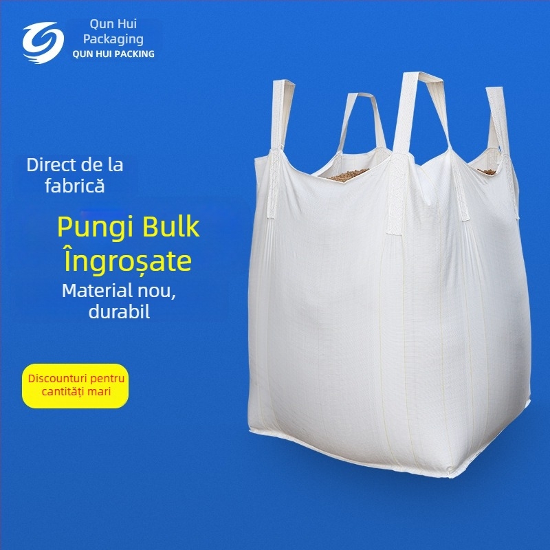 Geantă container pătrată, material PP, volum 1–2 tone, personalizabilă, rezistență la abraziune 60, protecție UV