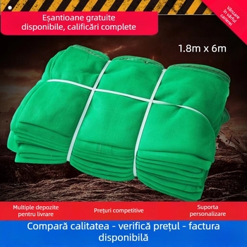 Plasă antifoc pentru șantier, cu plasă verticală densă pentru schele – protecție împotriva prafului; Origine: Linyi, Shandong