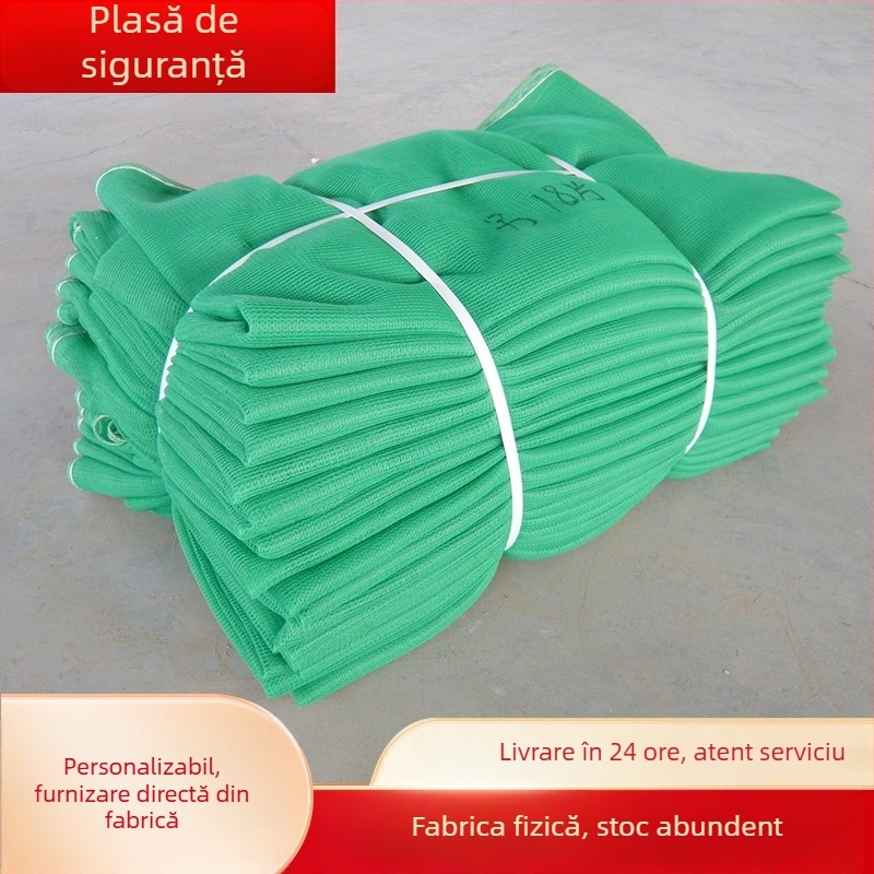 Plasă de siguranță pentru șantier – ignifugă, din polietilenă, model Safety net, Yongzong