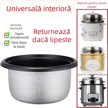 Vas interior pentru gătitor de orez – formă triunghiulară, strat antiaderent, accesoriu universal