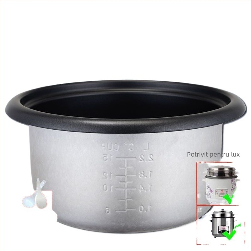 Vas interior pentru gătitor de orez – formă triunghiulară, strat antiaderent, accesoriu universal