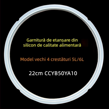 Inel de etanșare pentru oală electrică sub presiune 5L/6L – garnitură capac, din cauciuc alimentar