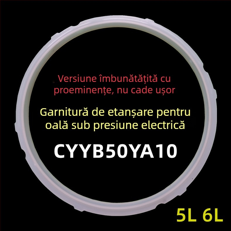 Inel de etanșare pentru oală electrică sub presiune 5L/6L – garnitură capac, din cauciuc alimentar